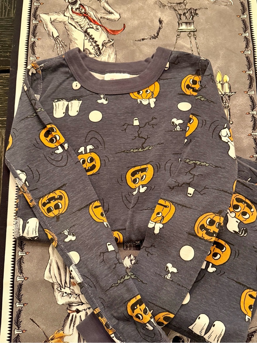 Hanna Charlie Brown Halloween Pajamas, size 8
